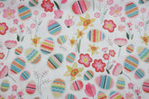 Baumwoll-Druck Ostern